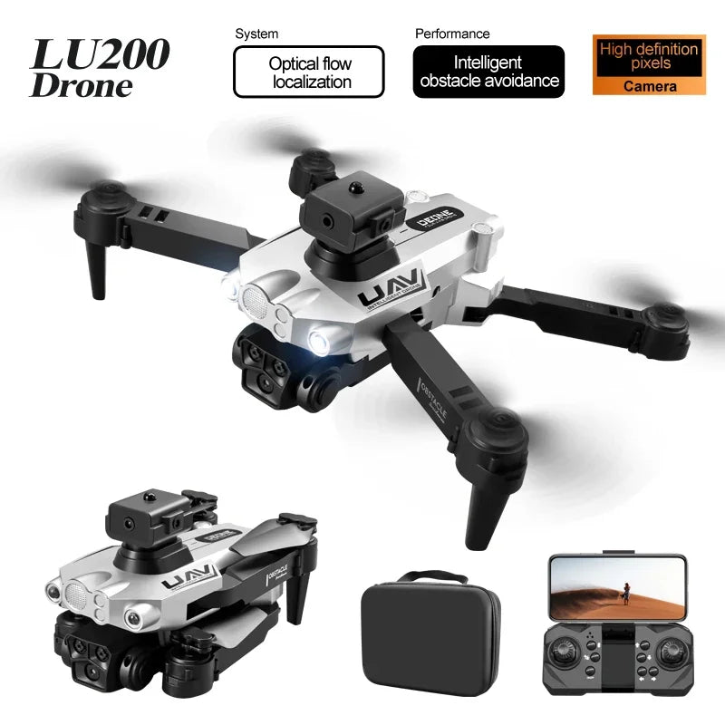 LU200 Drone Optical Fow Obstacle Avoidance HD Dual Camera Drones