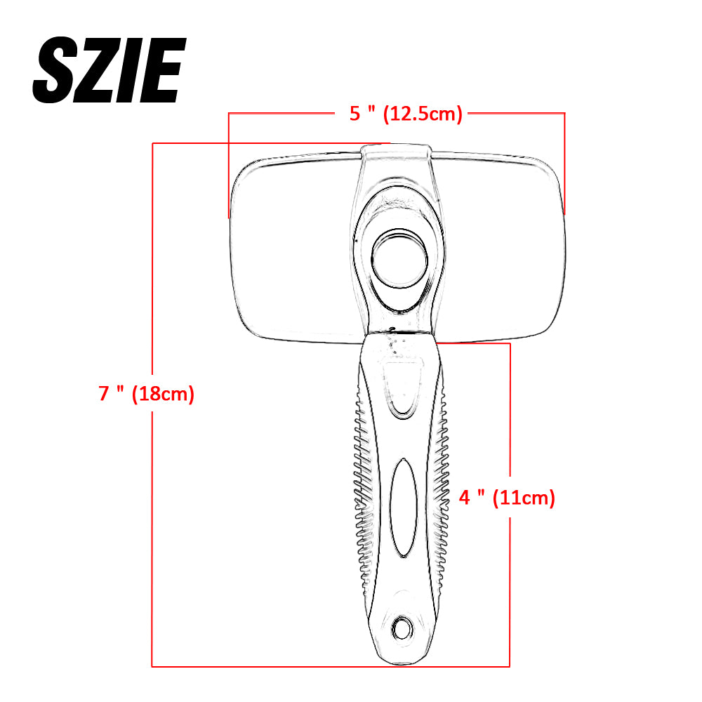 Self Cleaning Dog Slicker Brush Dog Hair Grooming