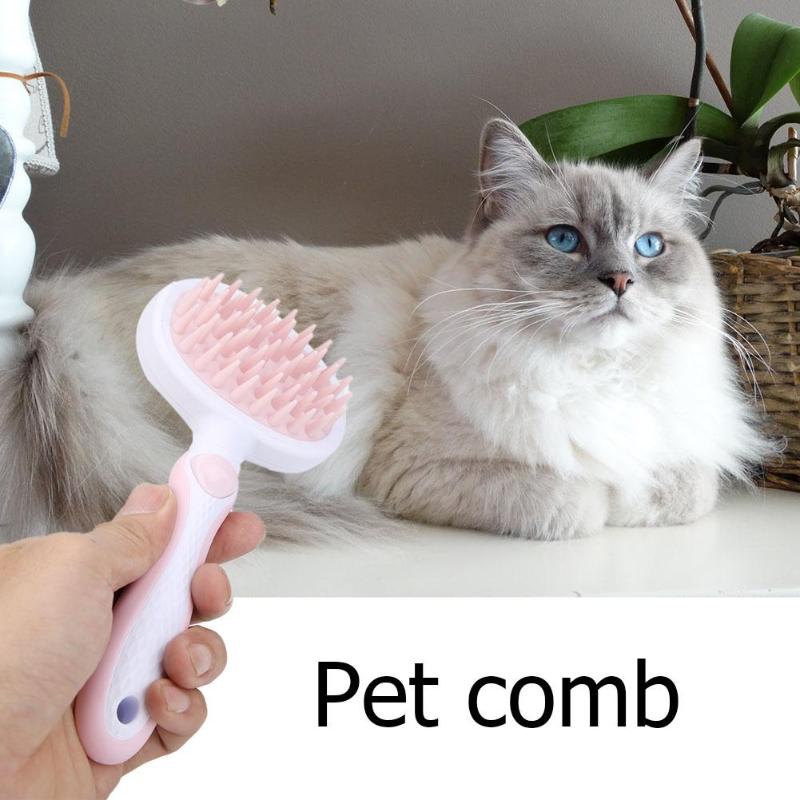 Silicone Pets Comb Dogs Cats Grooming Massage