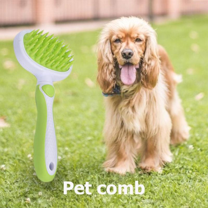 Silicone Pets Comb Dogs Cats Grooming Massage