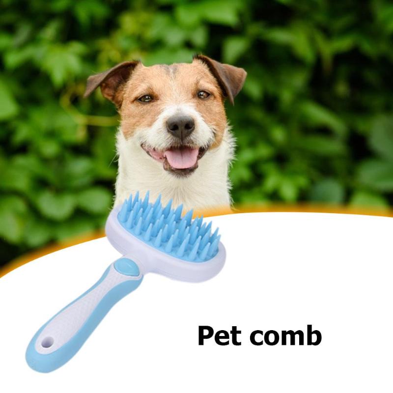 Silicone Pets Comb Dogs Cats Grooming Massage