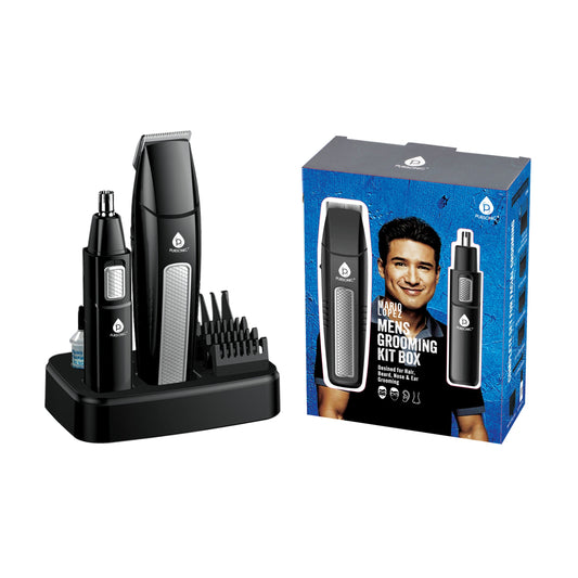 Mario Lopez Mens Grooming Kit , Designed for Hair, Beard, Nose & Ear