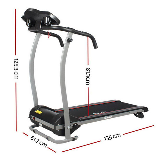 Everfit Treadmill Electric Home Gym Fitness Exercise Machine Foldable