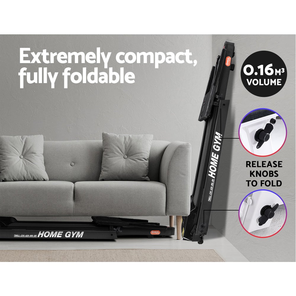 Everfit Electric Treadmill Home Gym Exercise Running Machine Fitness