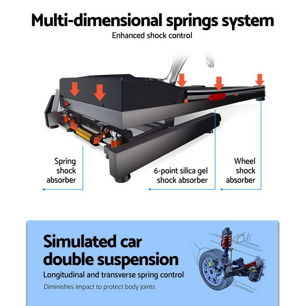 Everfit Treadmill Electric Auto Incline Home Gym Fitness Exercise