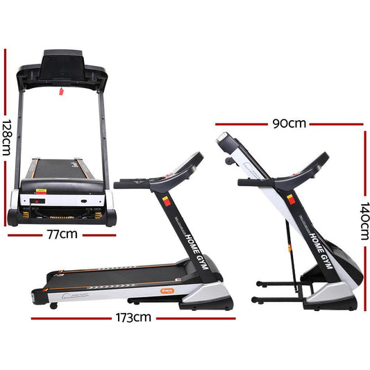 Everfit Treadmill Electric Auto Incline Spring Home Gym Fitness