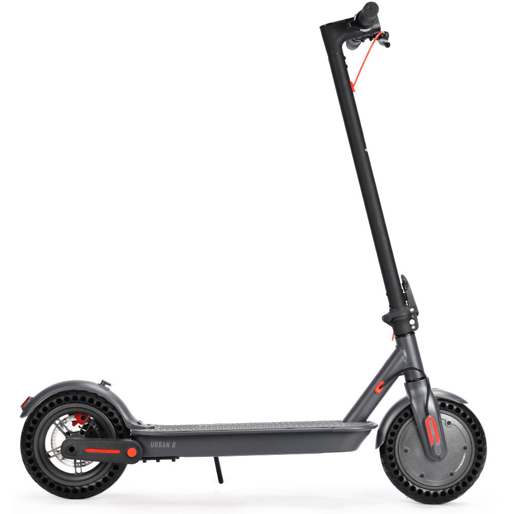 NNEMB Urban 8 Electric Scooter, Suspension, 25km Range, 8.5-Inch Wheels, Brushless Motor, Motorised Commuter eScooter for Adults, Grey-0