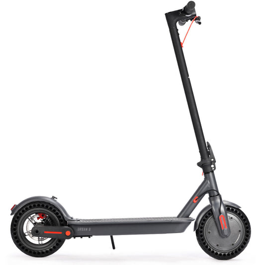 NNEMB Urban 8 Electric Scooter, Suspension, 25km Range, 8.5-Inch Wheels, Brushless Motor, Motorised Commuter eScooter for Adults, Grey-0
