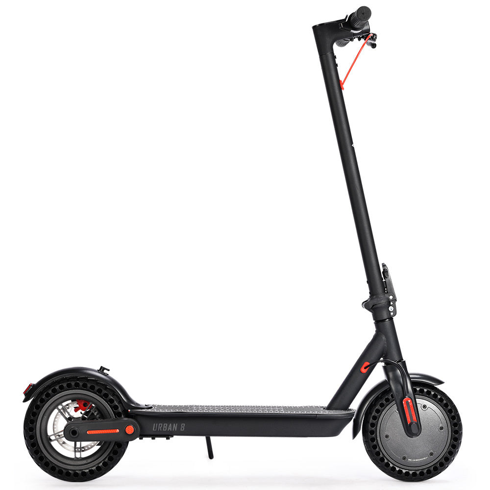 NNEMB Urban 8 Electric Scooter, Suspension, 25km Range, 8.5-Inch Wheels, Brushless Motor, Motorised Commuter eScooter for Adults, Black-0