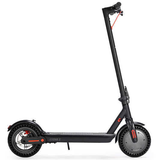 NNEMB Urban 8 Electric Scooter, Suspension, 25km Range, 8.5-Inch Wheels, Brushless Motor, Motorised Commuter eScooter for Adults, Black-0