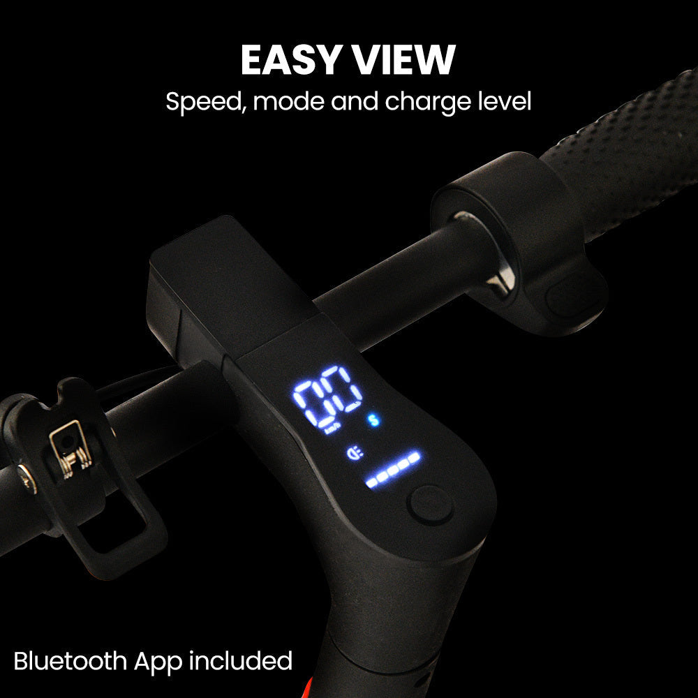 NNEMB Urban 10 Electric Scooter, 35km/h, Suspension, 35km Range, 10-Inch Wheels, Brushless Motor, Free APP, Motorised Commuter eScooter for Adults, Black-4