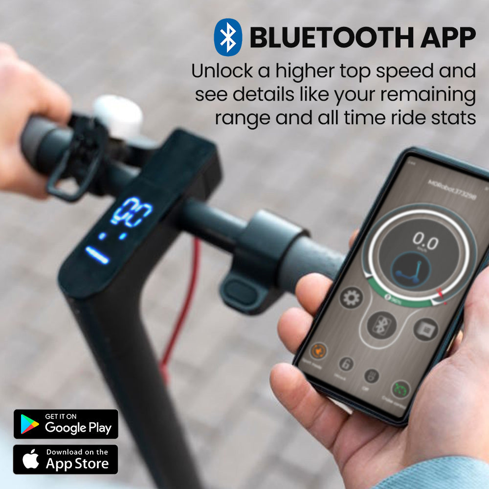 NNEMB Urban 10 Electric Scooter, 35km/h, Suspension, 35km Range, 10-Inch Wheels, Brushless Motor, Free APP, Motorised Commuter eScooter for Adults, Black-2