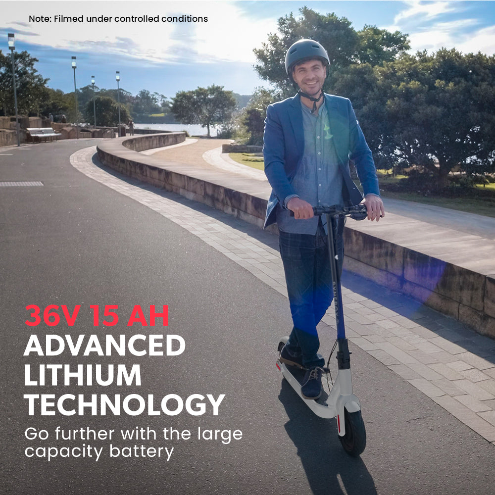 NNEMB Synergy 7 MkII Electric Scooter 500W 15Ah-Motorised eScooter for Adults-White-2