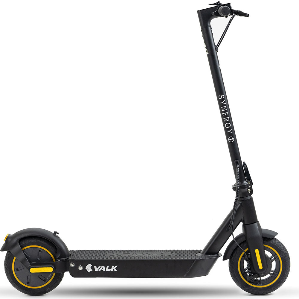 NNEMB Synergy 7 MkII Electric Scooter 500W 15Ah-Motorised eScooter for Adults-Black/Yellow-0