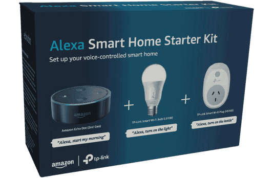 AMAZON ALEXA SMART HOME STARTER KIT - SMART LIGHT BULB + SMART POWER