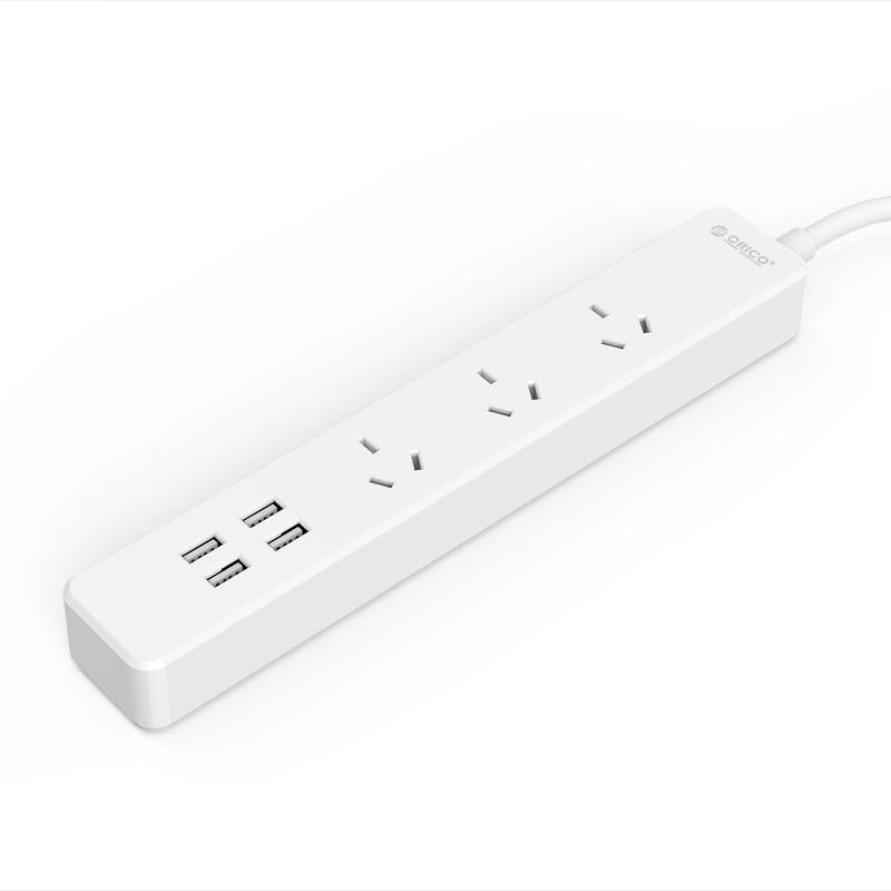 ORICO OSC-3A4U (3 AC Outlets with 4 Smart Charging USB Ports Surge