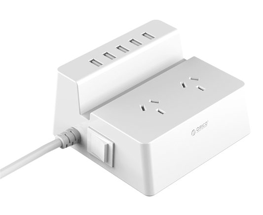 ORICO Surge Protection Desktop Smart Charging Station, 5 x 2.4a USB