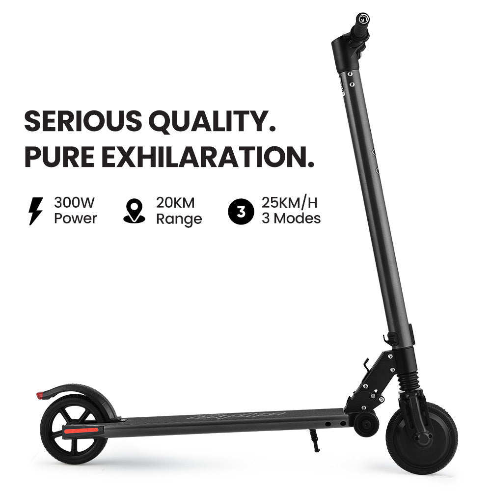 NNEDSZ Peak 300W 10Ah Electric Scooter, Suspension, for Adults or Teens, Black-1
