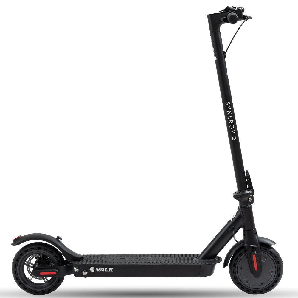 NNEDSZ VALK 400W Electric Scooter, 37V Folding E- Scooter with Suspension, for Adults, Synergy 5 MkII Black-0
