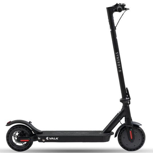 NNEDSZ VALK 400W Electric Scooter, 37V Folding E- Scooter with Suspension, for Adults, Synergy 5 MkII Black-0