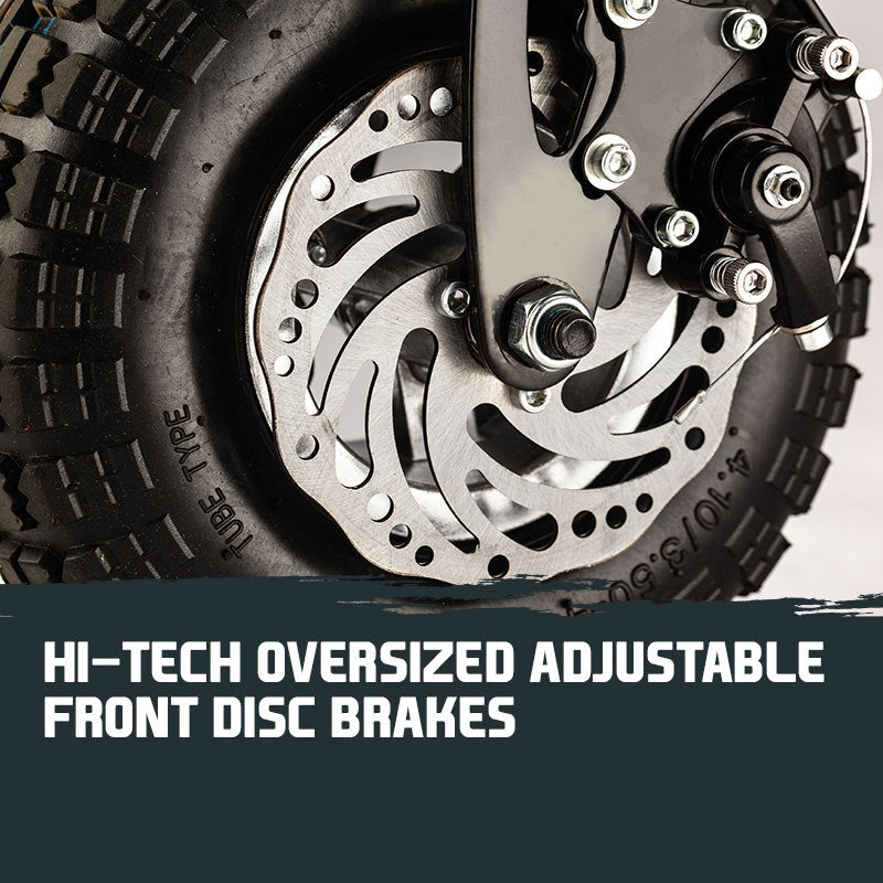 NNEDSZ Stealth 1-6 1000W Electric Scooter 48V - Turbo w/ LED for Adult/Child-1