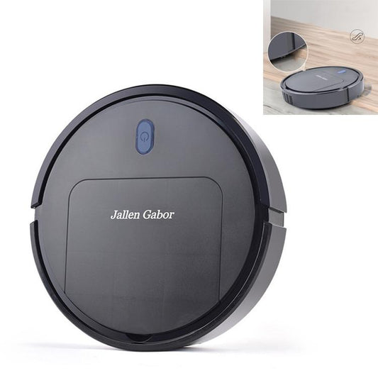 Smart Mini Sweeping Robot - Automatic Home Cleaning - Black-0