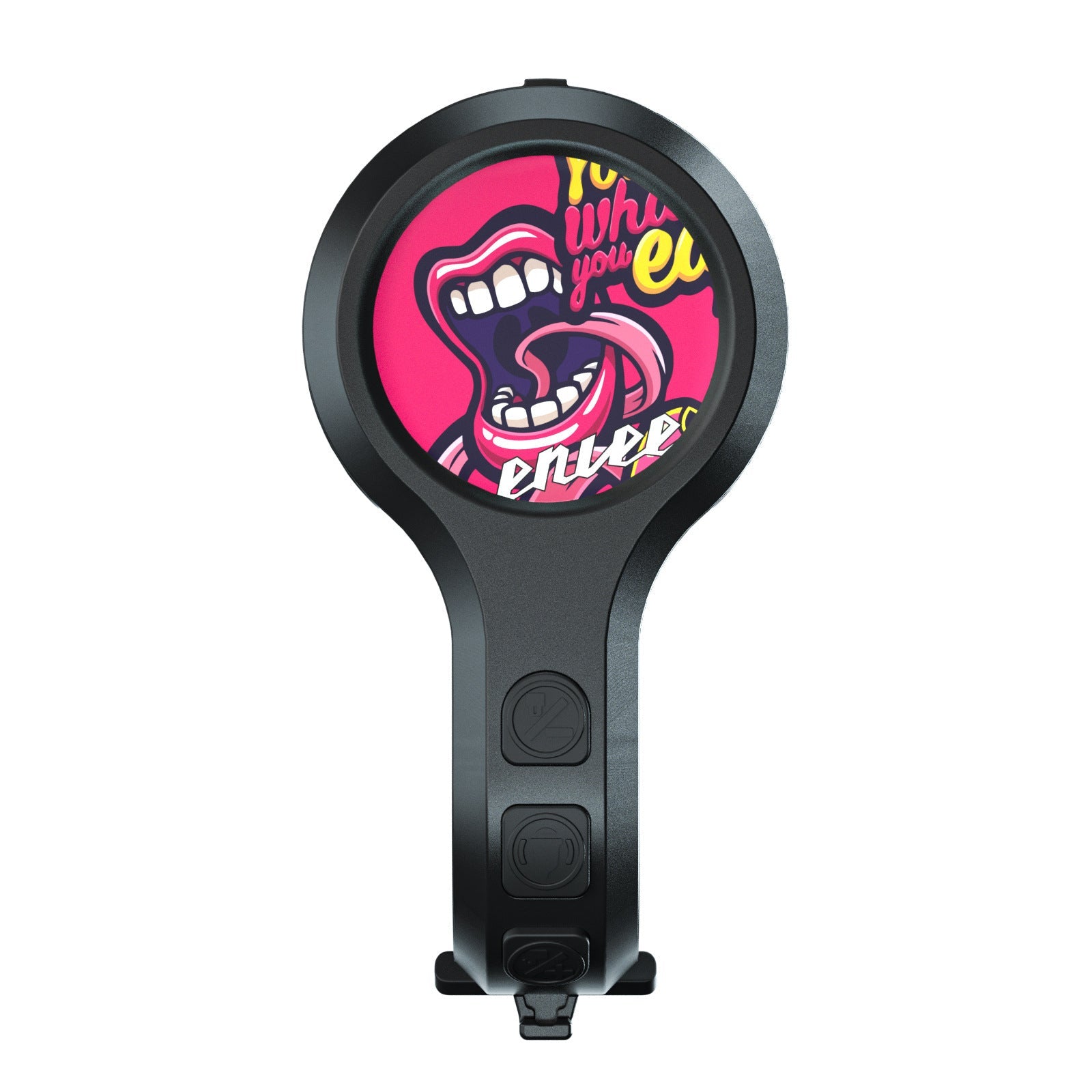 Black Style E Ultra-Loud Electric Bike Horn - 130dB USB Rechargeable, IPX6 Waterproof, Easy Mount Bicycle Safety Bell-0