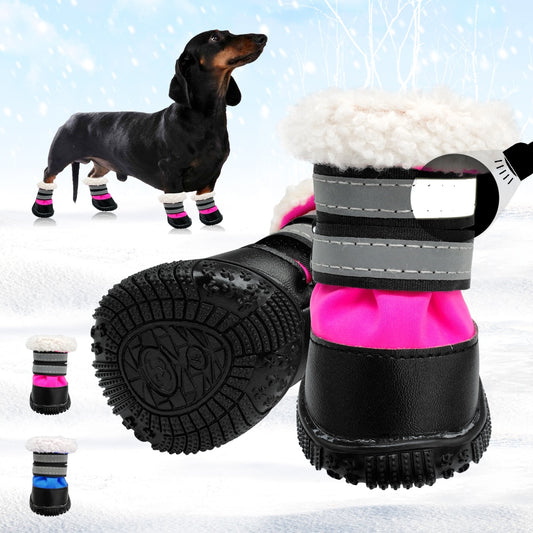 Winter Dog Shoes Waterproof Boots Pet Shoes Socks