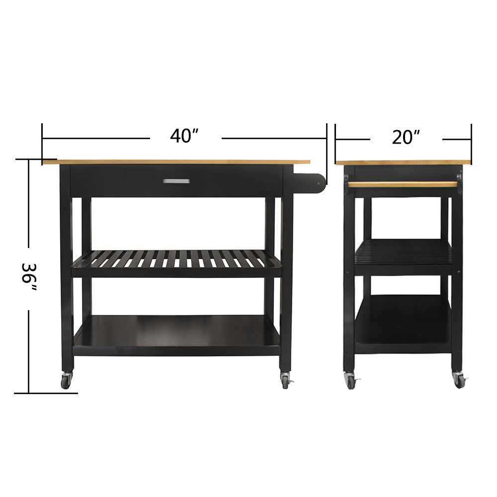 Portable kitchen island with storage. Raee Industries