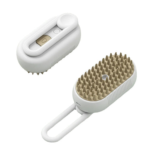 Steamy Cat Brush 3 in 1 Electric Anti-splashing Cat Brush with Steam