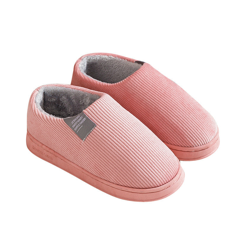 Thick Bottom And Warm Keeping Home Non-slip Cotton Slippers