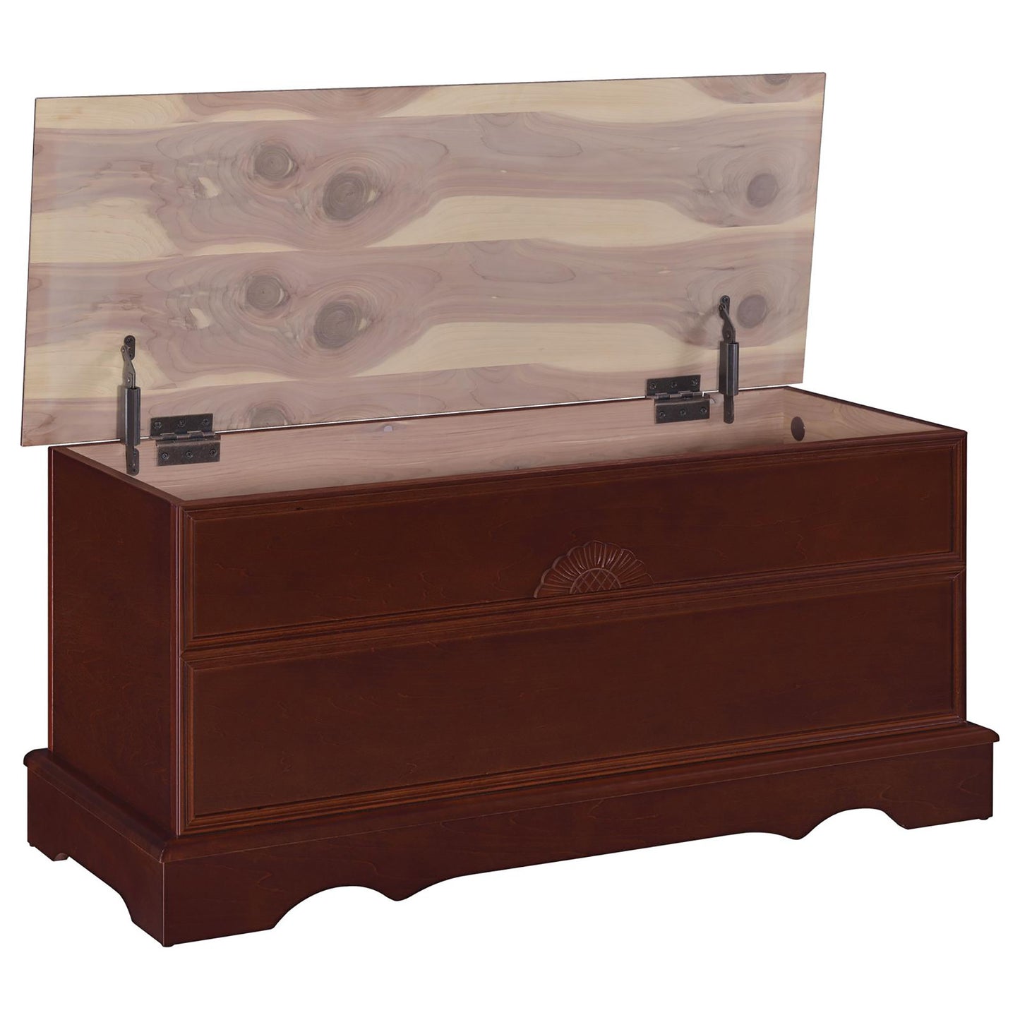 Warm Brown Rectangular Cedar Chest