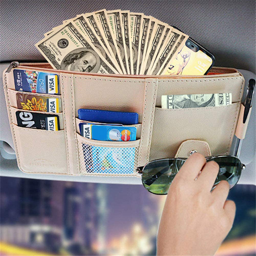 For Car Sun Visor Organizer