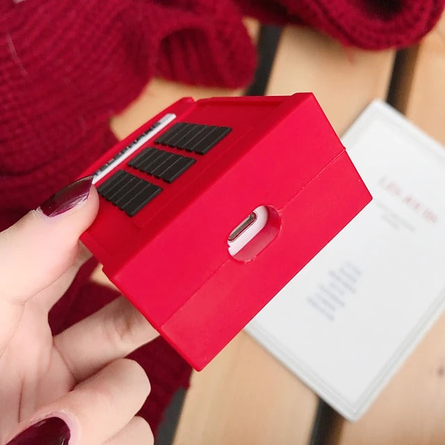 London Red Telephone Box AirPods Case