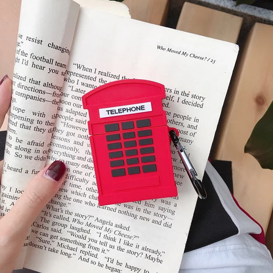 London Red Telephone Box AirPods Case