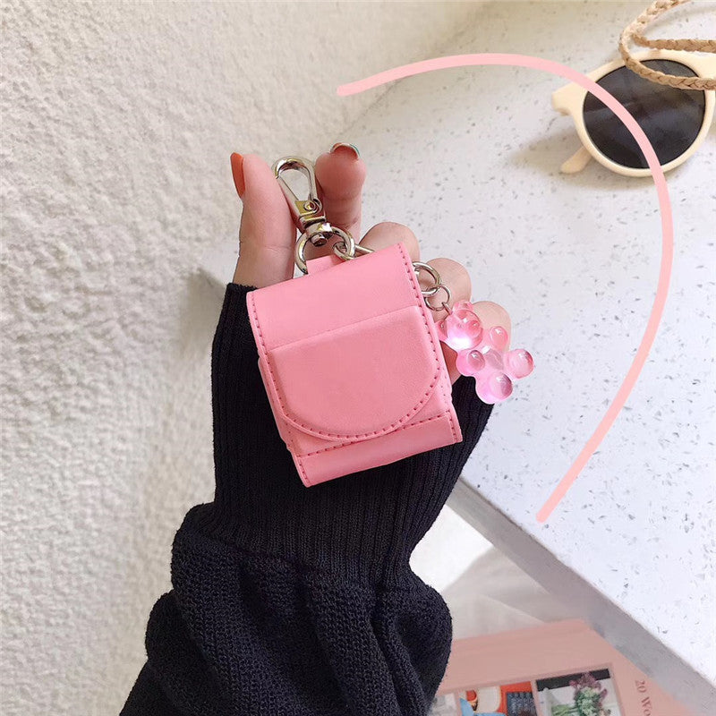 3D Cherry AirPods Case Crystal bear airpods pro case