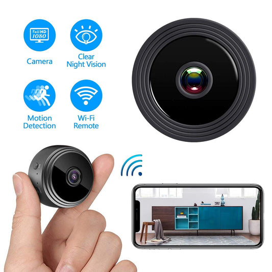 Compact Indoor Plug-in Smart Security Camera ; includes 64G SD Card;