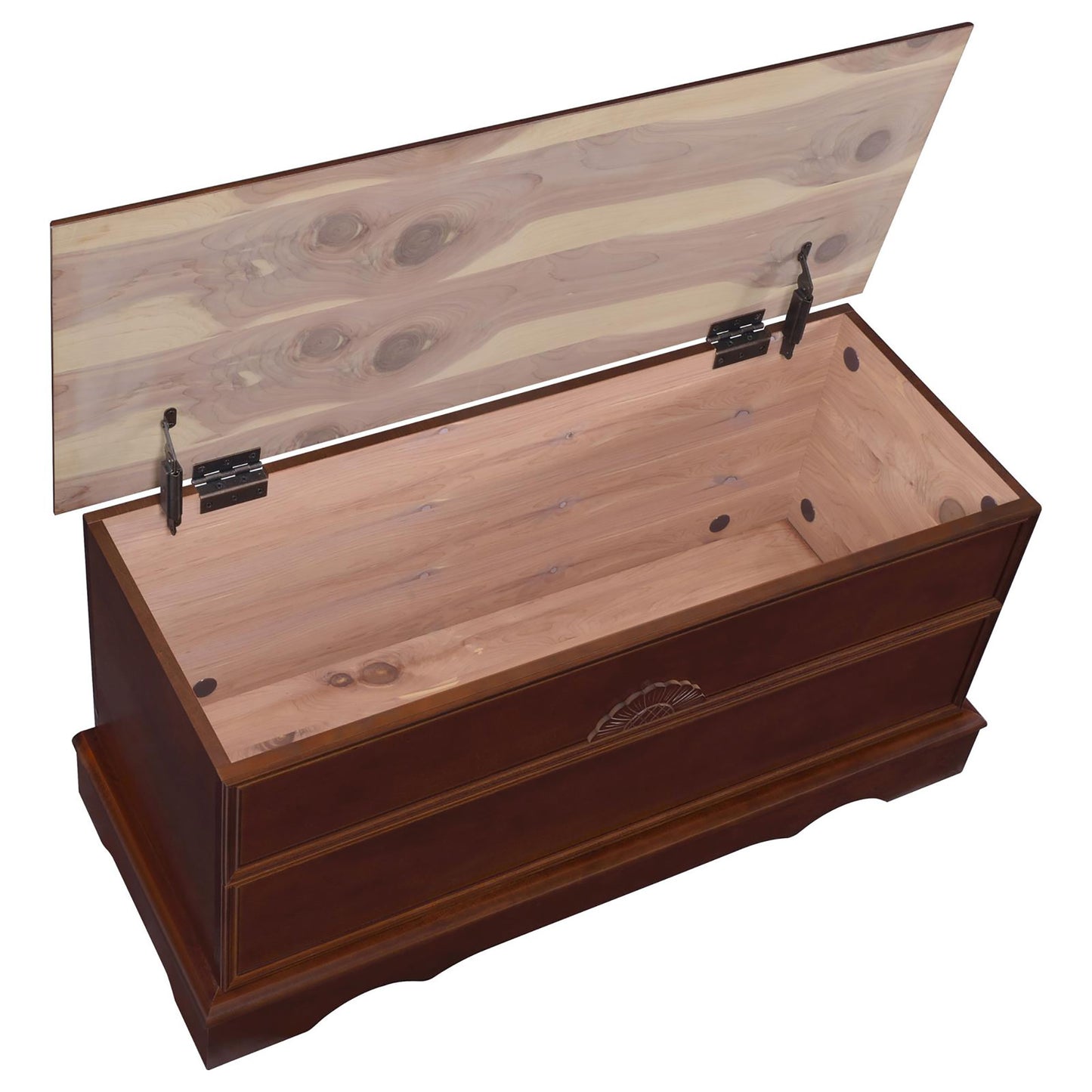 Warm Brown Rectangular Cedar Chest