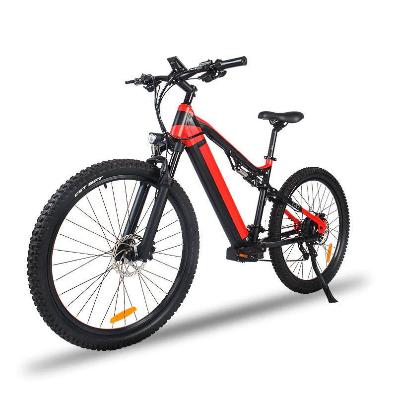 ⚡ Siroock™ Red 500W eMTB – 27.5" Electric Mountain Bike (48V, 7-Speed,