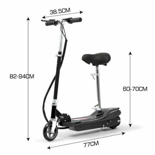 Monvelo Folding Electric Scooter LED Portable Commuter Adults Kids