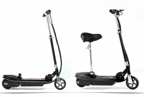 Monvelo Folding Electric Scooter LED Portable Commuter Adults Kids