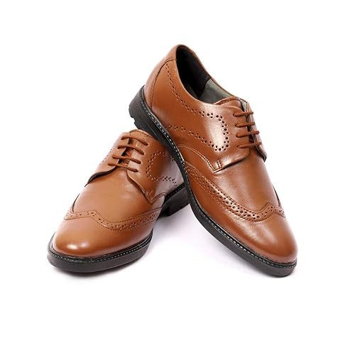 Brogue for Men(Size9UK)(ColorTan)