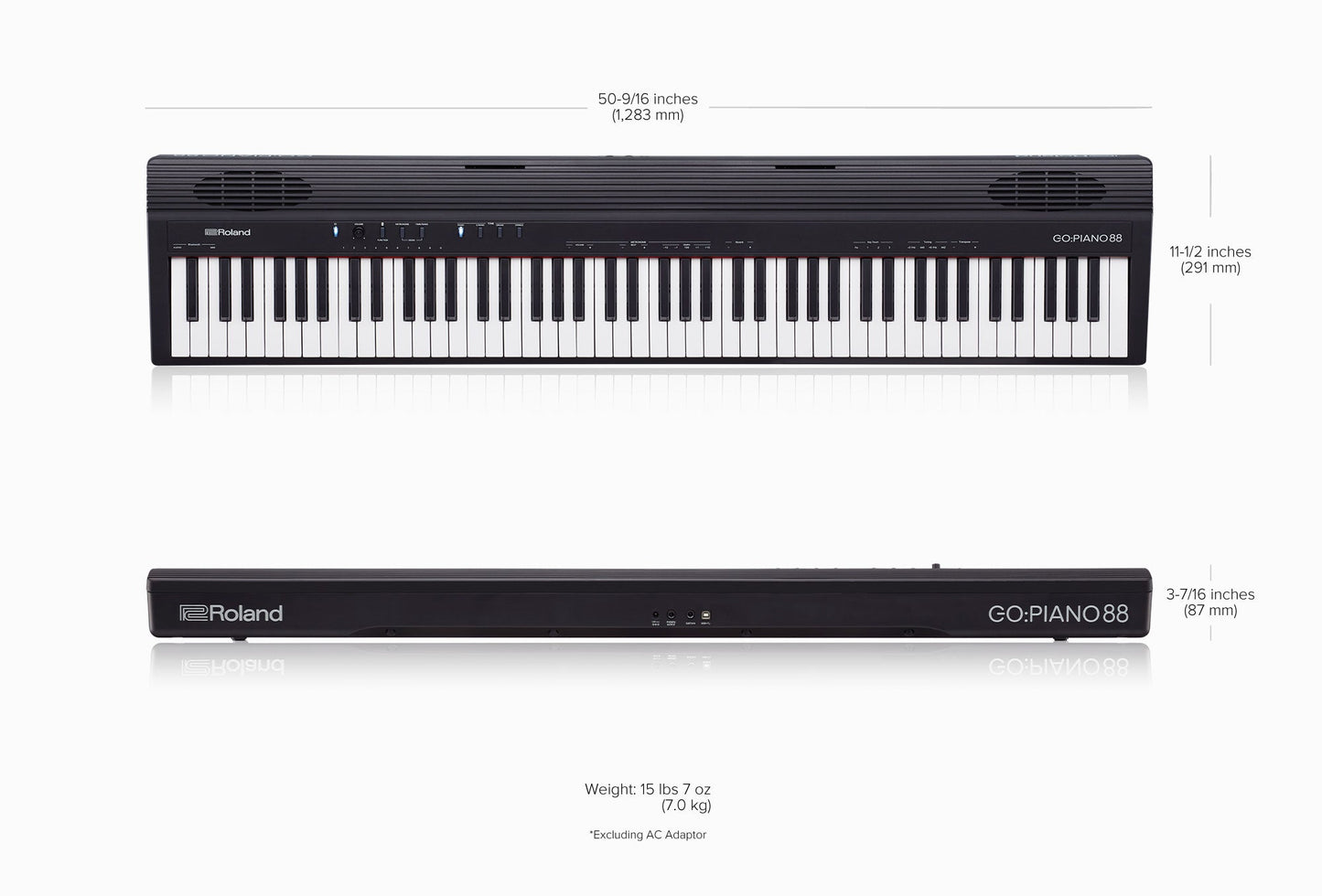 Roland GO:PIANO88 Keyboard (Black)