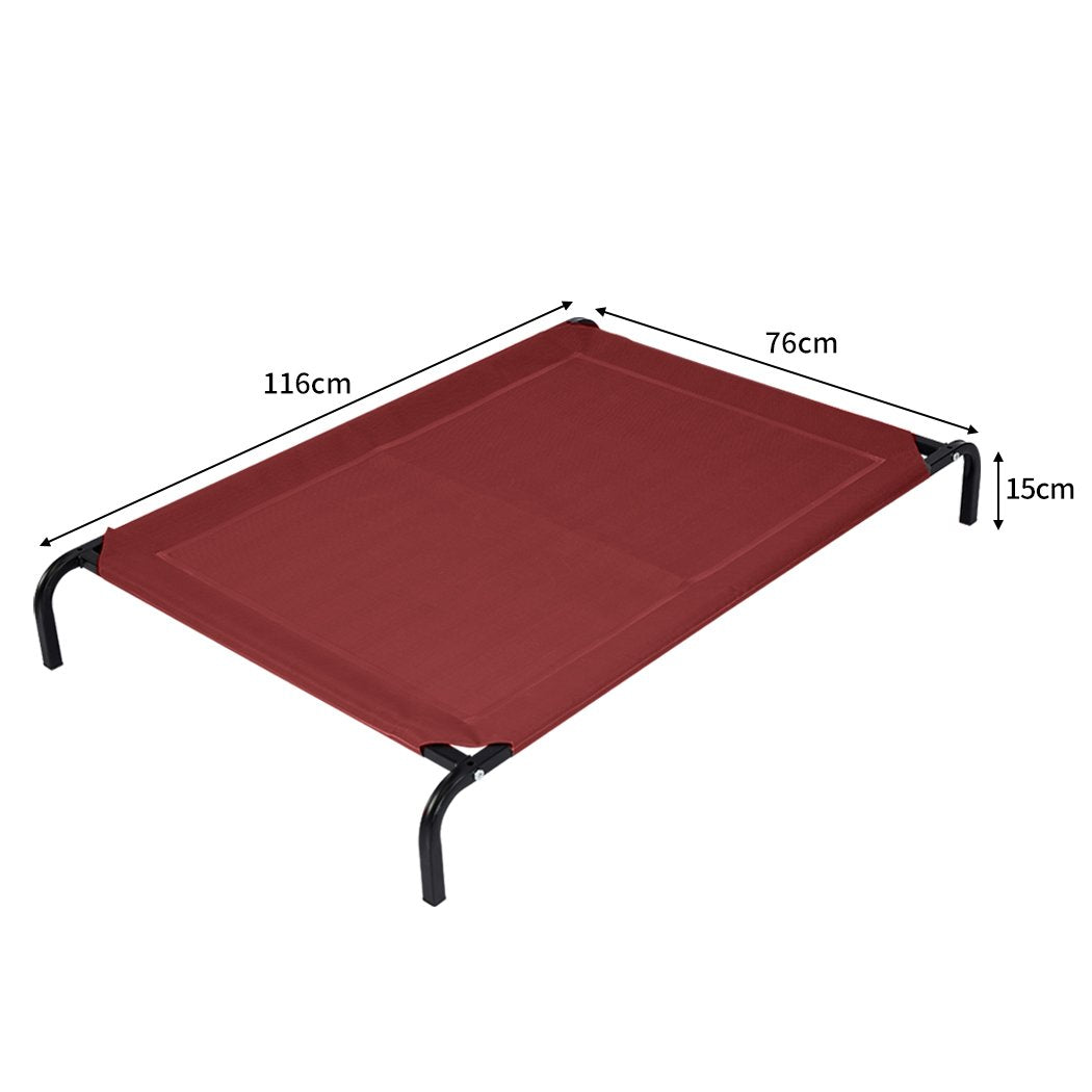 Pet Bed Dog Beds Bedding Sleeping Non-toxic Heavy Trampoline Red XL