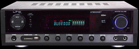LTC ATM6500BT HI-FI Amplifier w. Bluetooth (2x50W)