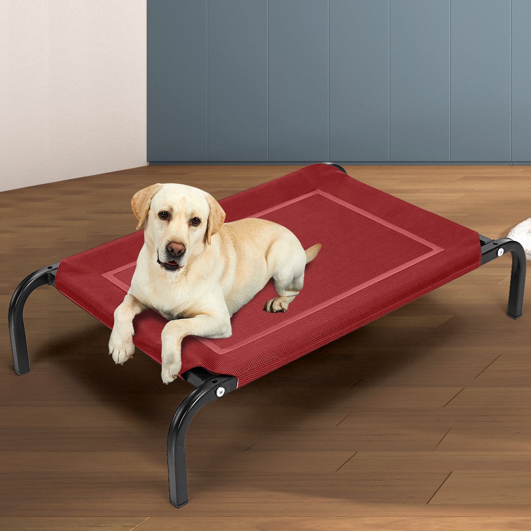 Pet Bed Dog Beds Bedding Sleeping Non-toxic Heavy Trampoline Red XL