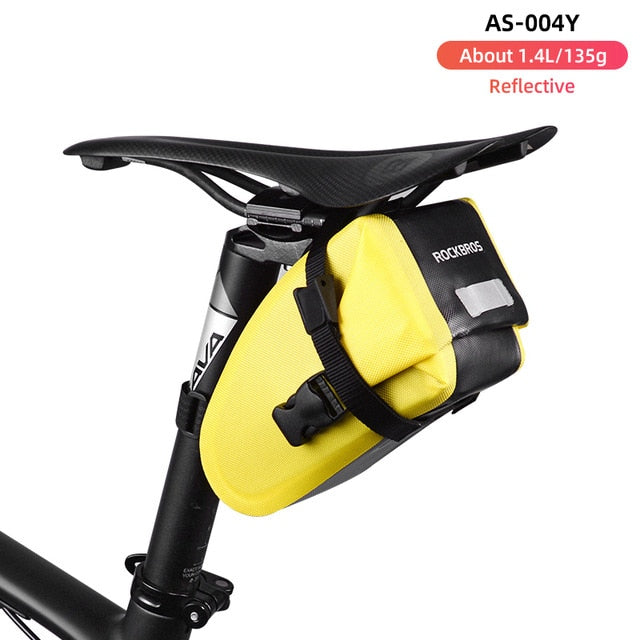 Rainproof Bicycle Bag Shockproof Bike Saddle Bag For Refletive Rear Large Capatity Seatpost MTB Bike Bag Accessories-13
