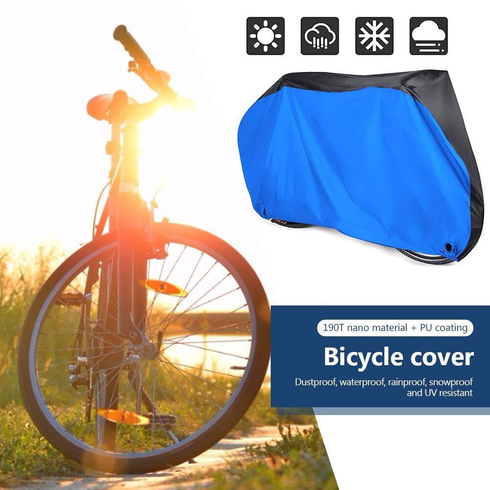 Rain Bike Cover Bicycle Accessories Waterproof Bicycle Bike Cover UV Rain-Proof Dustproof Scooter Cycling Protector-4