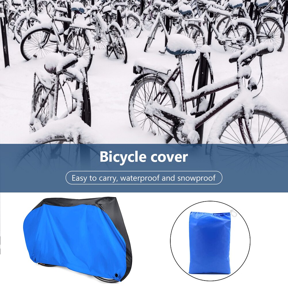 Rain Bike Cover Bicycle Accessories Waterproof Bicycle Bike Cover UV Rain-Proof Dustproof Scooter Cycling Protector-3