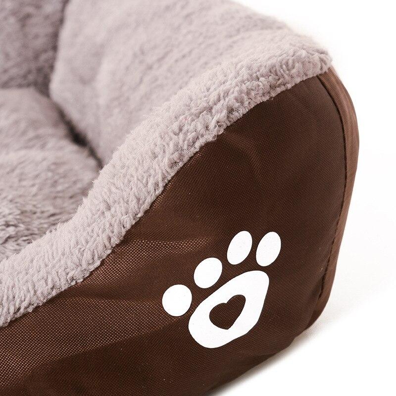 Pet Dog Bed Waterproof Cat House Puppy Kennel Super Soft Fleece Sofa